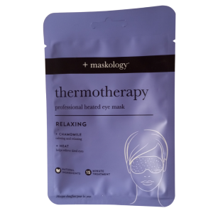 Maskology Thermotherapy Heated Eye Mask – Chamomile Infused | Relax & Relieve Tired Eyes